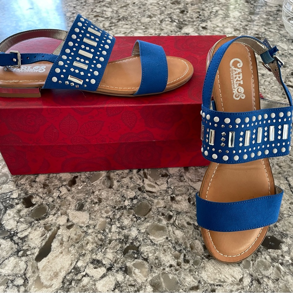 Carlos Santana Sandals EUC - Picture 3 of 8